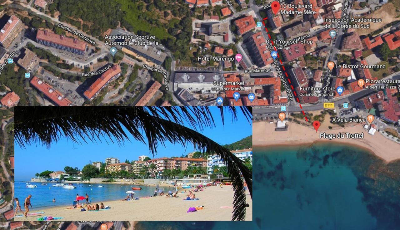 **** Mer Sea 1 A 8 Personnes 80M2 A 120M De La Mer **** Аячо Екстериор снимка